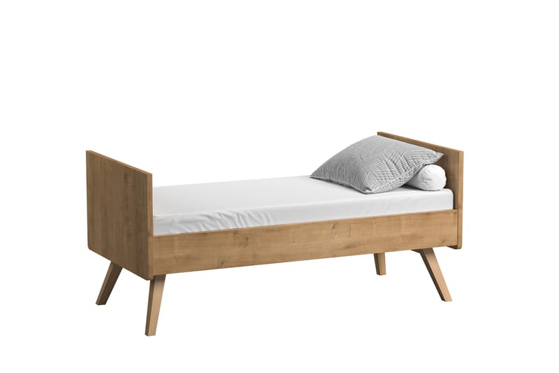 Vintage Sprinkelseng 70x140 cm Tre/Natur - Ek - Møbler - Barnemøbler - Barneseng & Juniorseng - Sprinkelseng