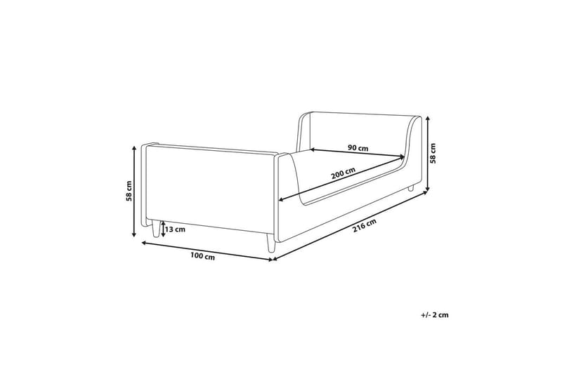 Barneseng Laye - Rosa, lyst tre - Møbler - Barnemøbler - Barneseng & Juniorseng