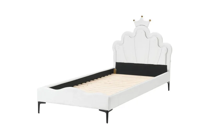 Barneseng Rubian - Hvit, Svart - Møbler - Barnemøbler - Barneseng & Juniorseng
