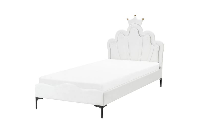 Barneseng Rubian - Hvit, Svart - Møbler - Barnemøbler - Barneseng & Juniorseng