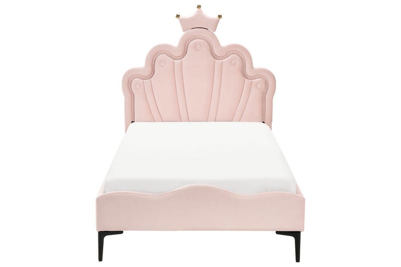 Barneseng Rubian - Rosa, Svart - Møbler - Barnemøbler - Barneseng & Juniorseng