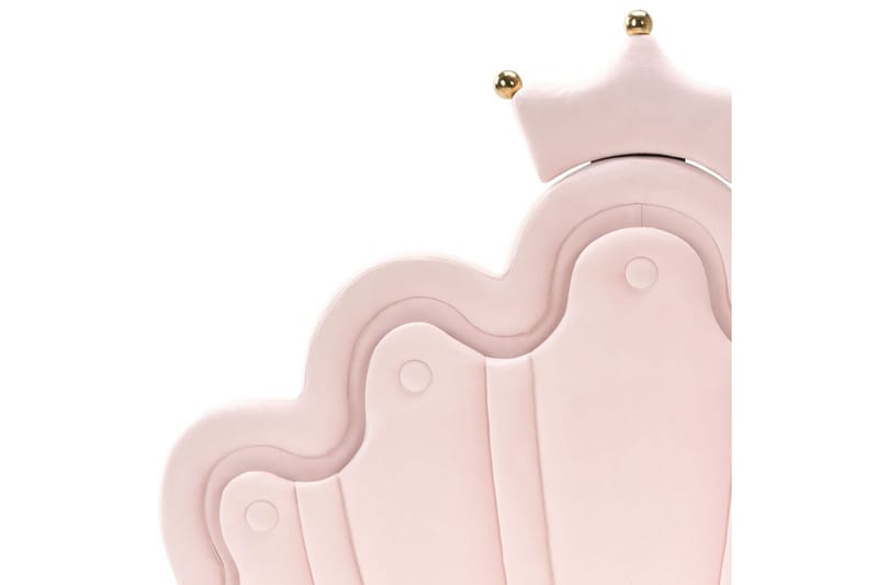 Barneseng Rubian - Rosa, Svart - Møbler - Barnemøbler - Barneseng & Juniorseng