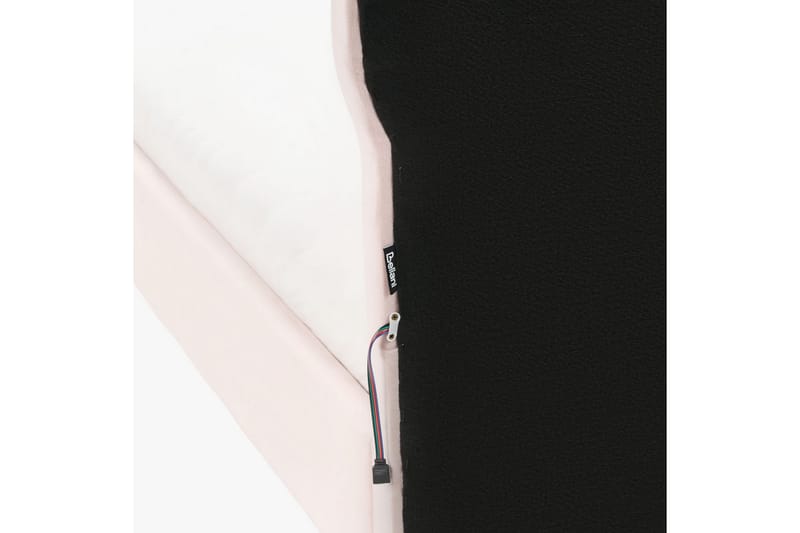 Barneseng Rubian - Rosa, Svart - Møbler - Barnemøbler - Barneseng & Juniorseng