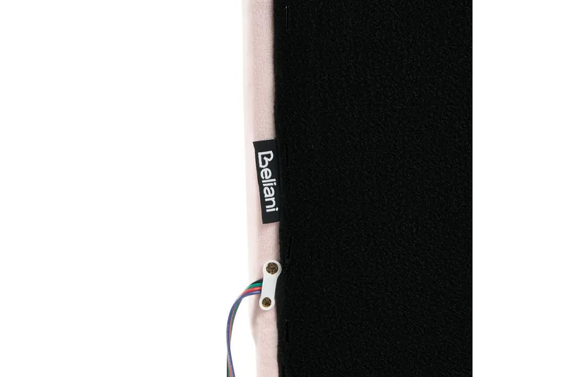 Barneseng Rubian - Rosa, Svart - Møbler - Barnemøbler - Barneseng & Juniorseng