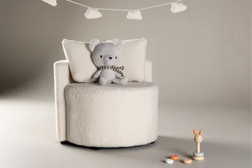 Kelso Barnesofa Teddy - Hvit - Møbler - Barnemøbler - Barnesofa