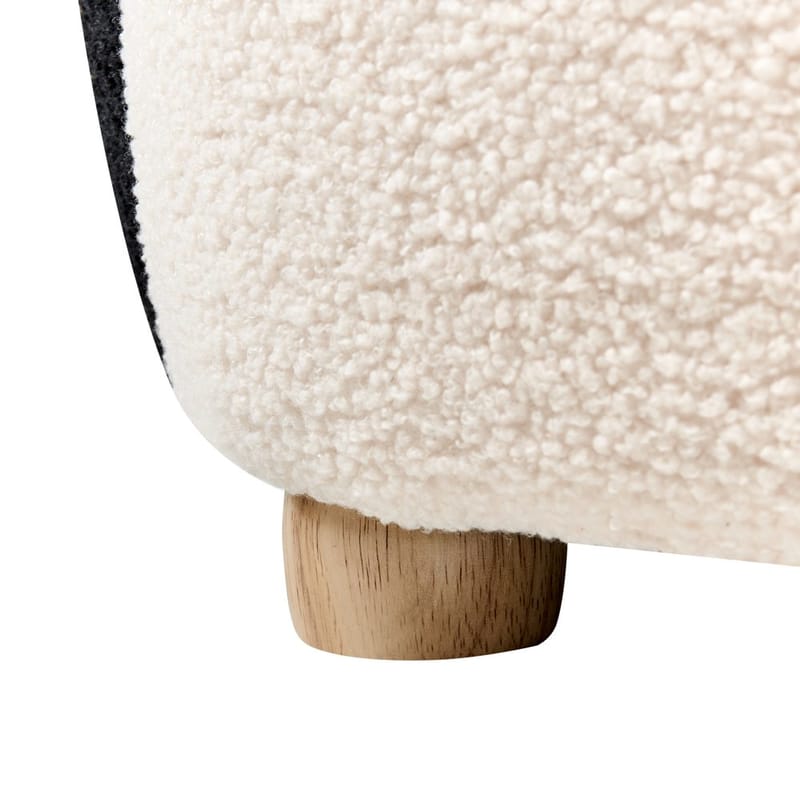 Barnelenestol Hervik - Svart, hvit, brun/50x55x60 - Møbler - Barnemøbler - Barnestol - Barnelenestol