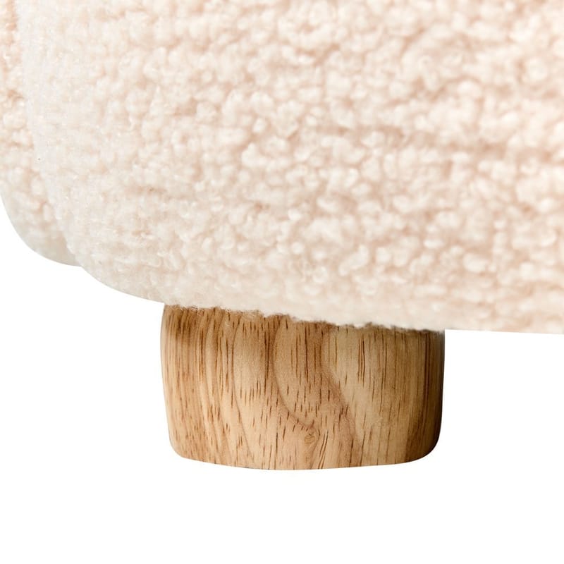 Barnelenestol Zoar - Hvit, brun - Møbler - Barnemøbler - Barnestol - Barnelenestol