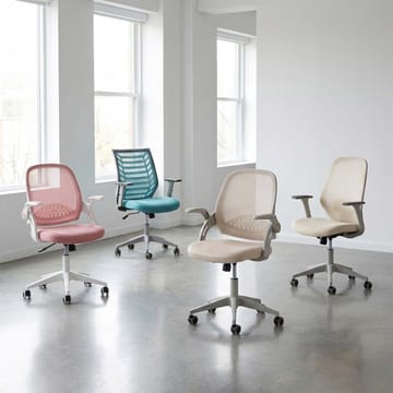 Barneskrivebordsstol HOME4YOU Emmy Beige - Beige - Møbler - Barnemøbler - Barnestol - Skrivebordstol barn