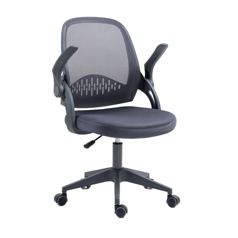 Barneskrivebordsstol HOME4YOU Emmy Grå - Grå - Møbler - Barnemøbler - Barnestol - Skrivebordstol barn