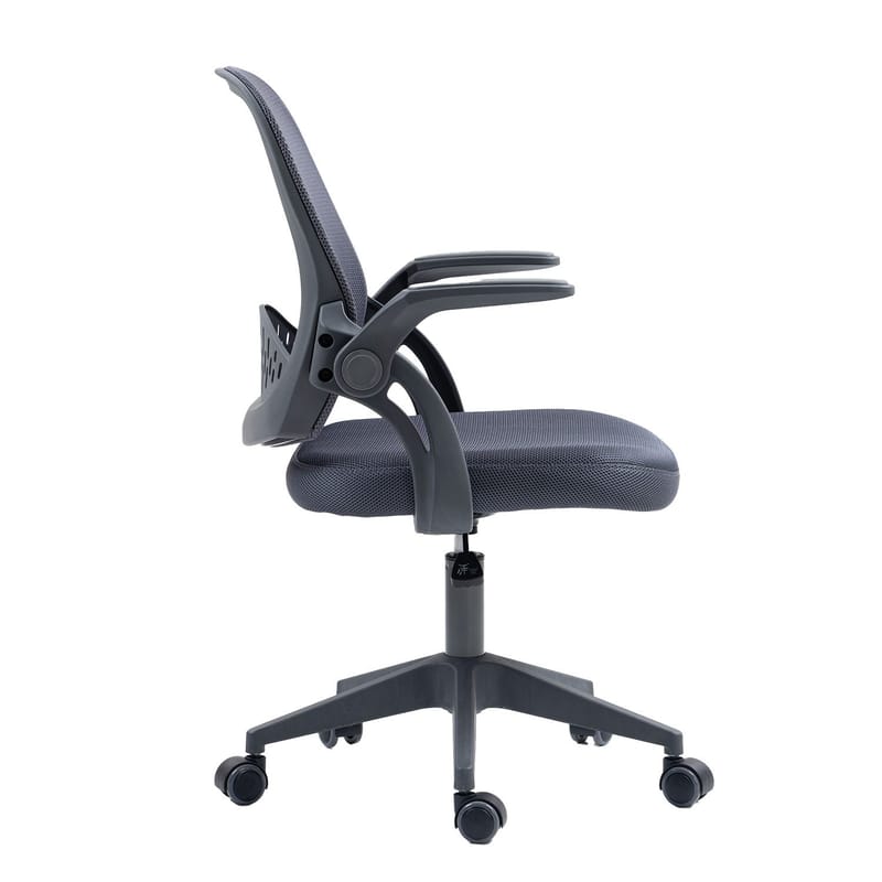 Barneskrivebordsstol HOME4YOU Emmy Grå - Grå - Møbler - Barnemøbler - Barnestol - Skrivebordstol barn