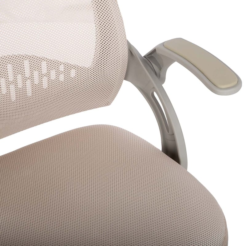 Barneskrivebordsstol HOME4YOU Emmy med fotskammel Beige - beige - Møbler - Barnemøbler - Barnestol - Skrivebordstol barn