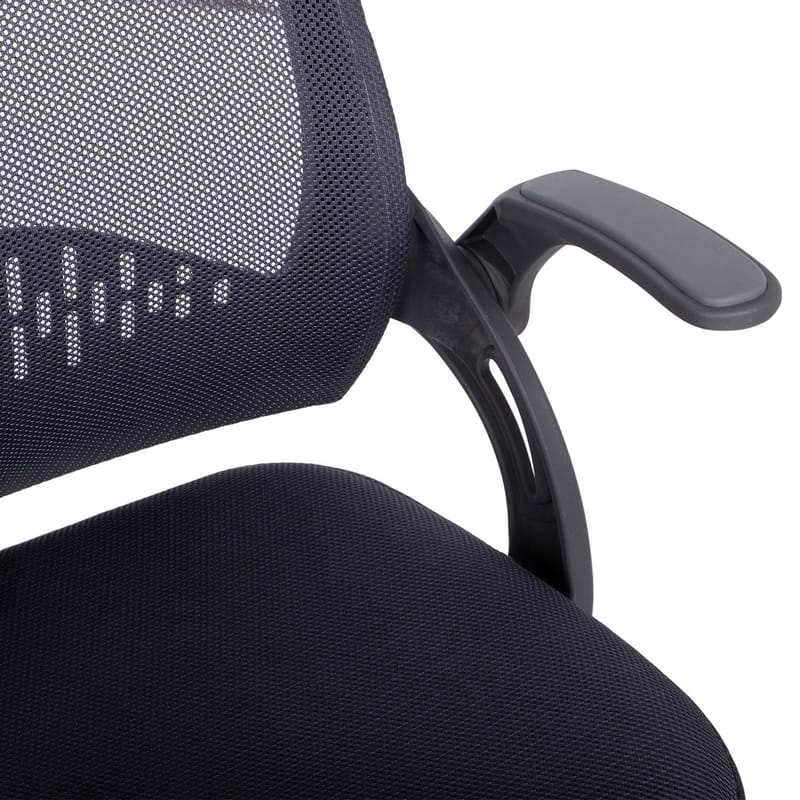 Barneskrivebordsstol HOME4YOU Emmy med fotskammel Grå - grå - Møbler - Barnemøbler - Barnestol - Skrivebordstol barn