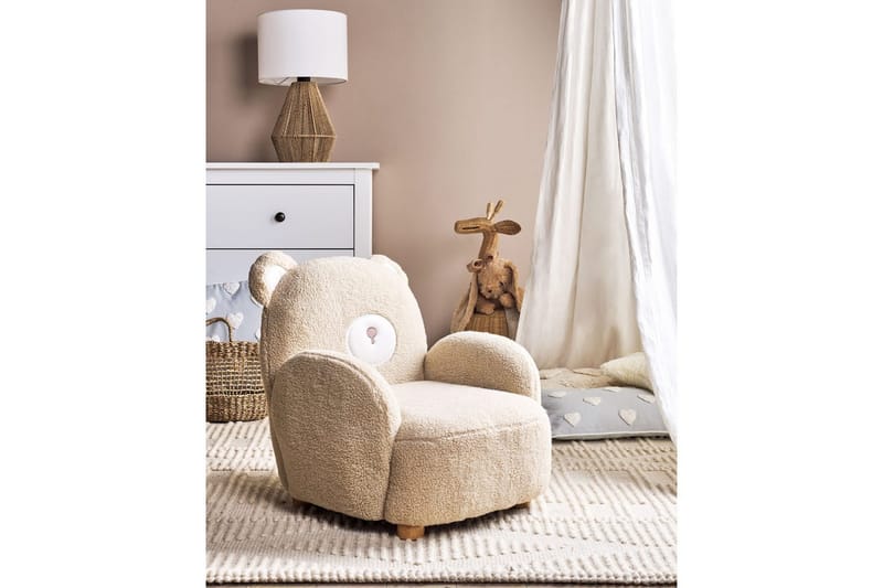 Barnestol Boo Beige/lyst tre - Beige/lyst tre - Møbler - Barnemøbler - Barnestol - Barnelenestol