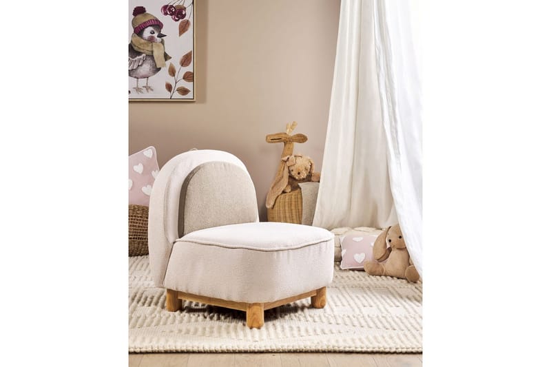 Barnestol Faborg Beige/lyst tre - Beige/lyst tre - Møbler - Barnemøbler - Barnestol - Barnelenestol