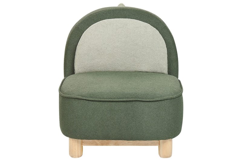 Barnestol Faborg Grønn/lyst tre/beige - Grønn/lyst tre/beige - Møbler - Barnemøbler - Barnestol - Barnelenestol