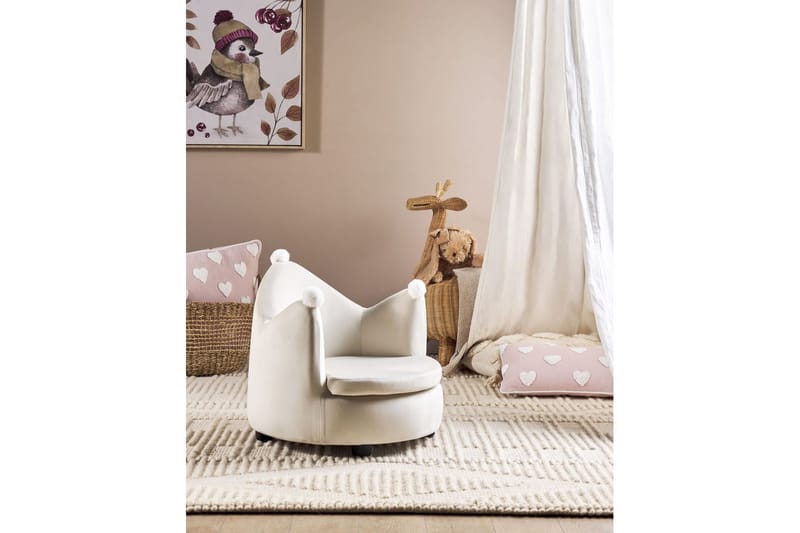 Barnestol Vega Beige/svart - Beige/svart - Møbler - Barnemøbler - Barnestol - Barnelenestol