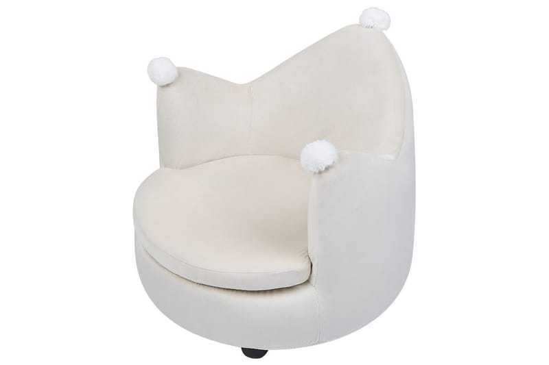 Barnestol Vega Beige/svart - Beige/svart - Møbler - Barnemøbler - Barnestol - Barnelenestol