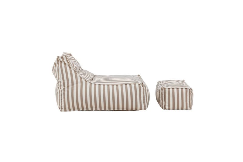 Loungestol Lenestol Redang Beige - Hvit/ beige - Møbler - Barnemøbler - Barnestol - Sakkosekk & sittepuff barn