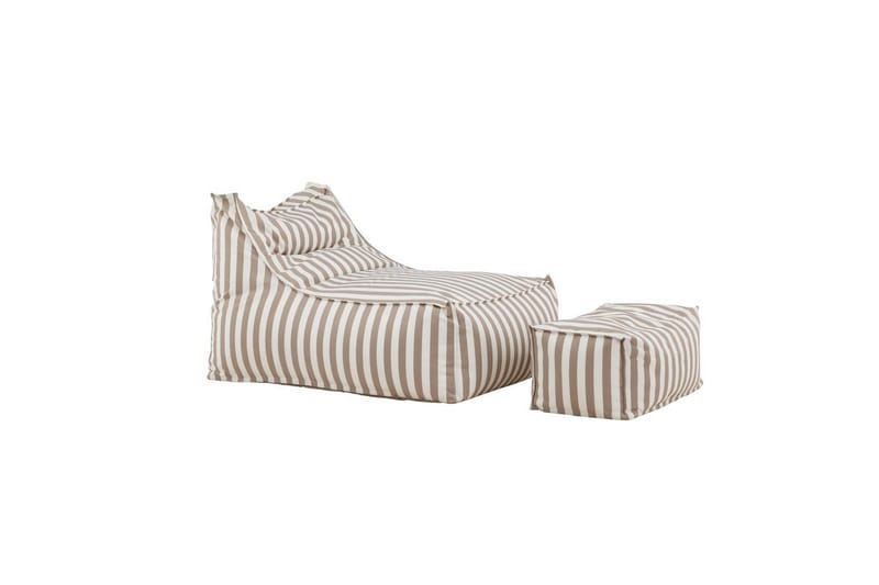 Loungestol Lenestol Redang Beige, Hvit/ beige