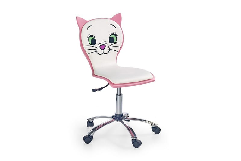 Kitty Skrivebordstol - Rosa/Hvit - Skrivebordstol barn