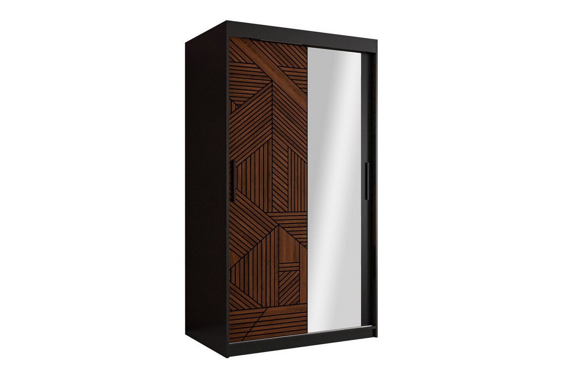 Dunvegan Garderobe 100x200 cm - Svart - Møbler - Barnemøbler - Oppbevaring barnerom - Skap barnerom