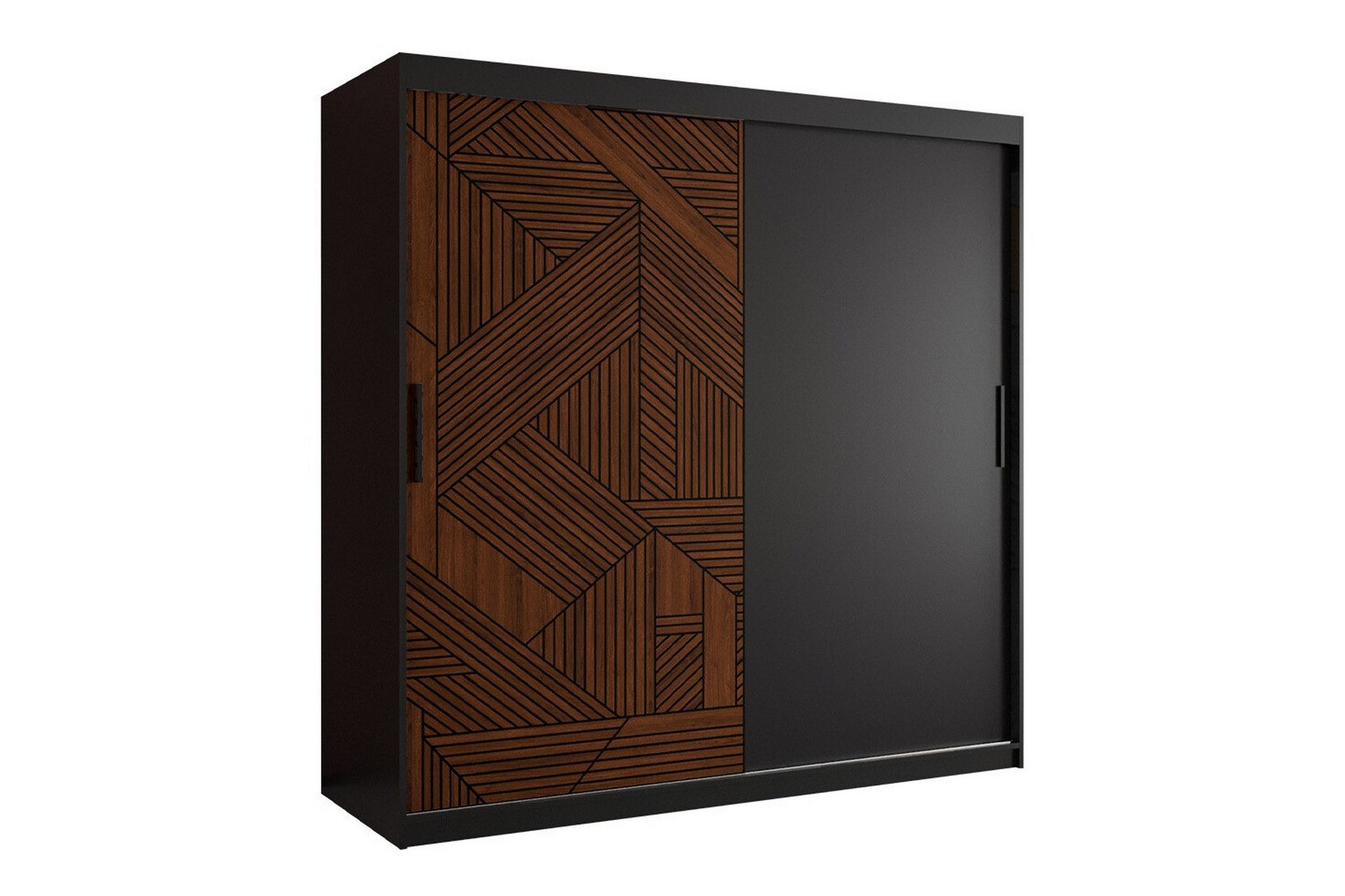 Dunvegan Garderobe 180x200 cm - Svart - Møbler - Barnemøbler - Oppbevaring barnerom - Skap barnerom