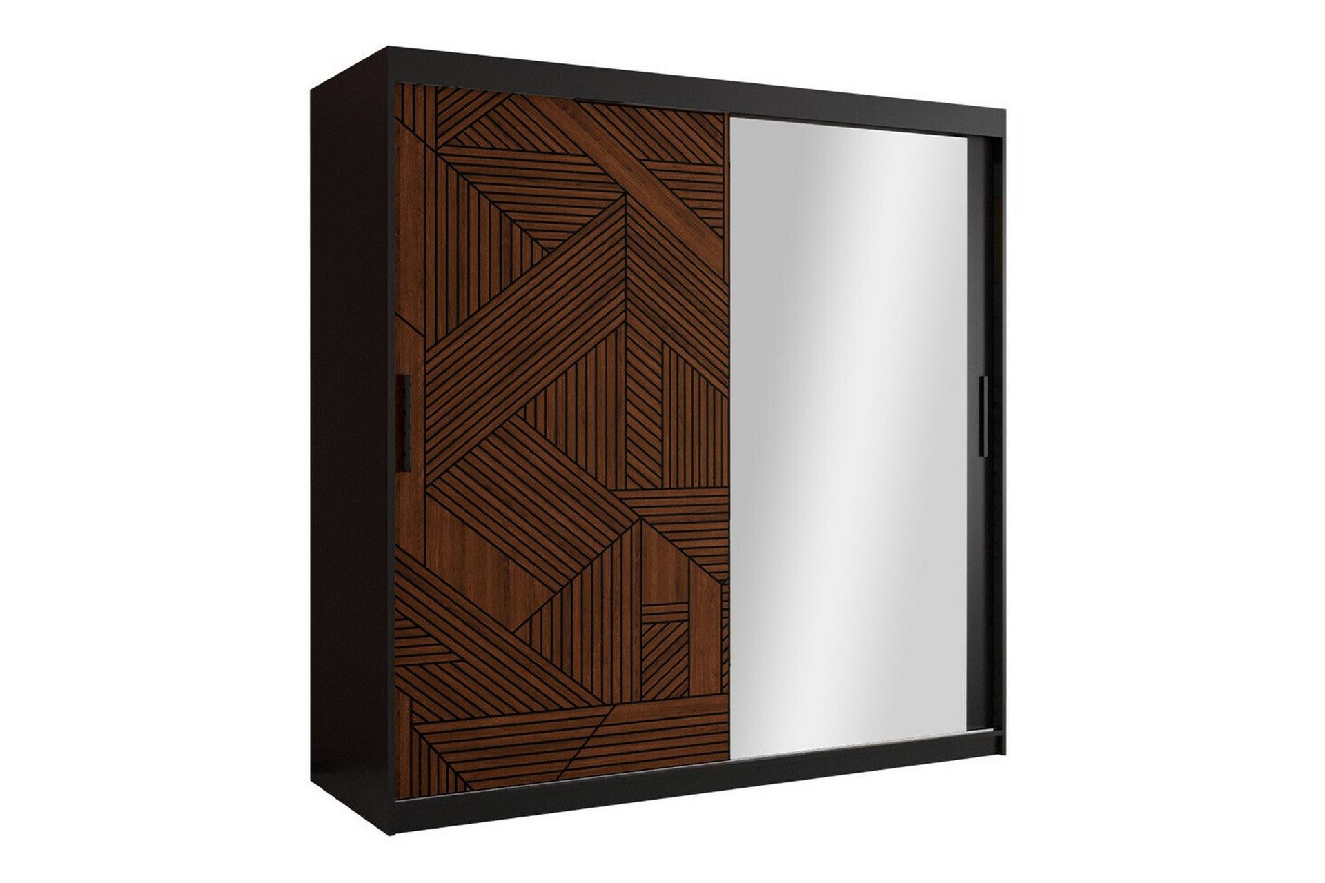 Dunvegan Garderobe 180x200 cm - Svart - Møbler - Barnemøbler - Oppbevaring barnerom - Skap barnerom