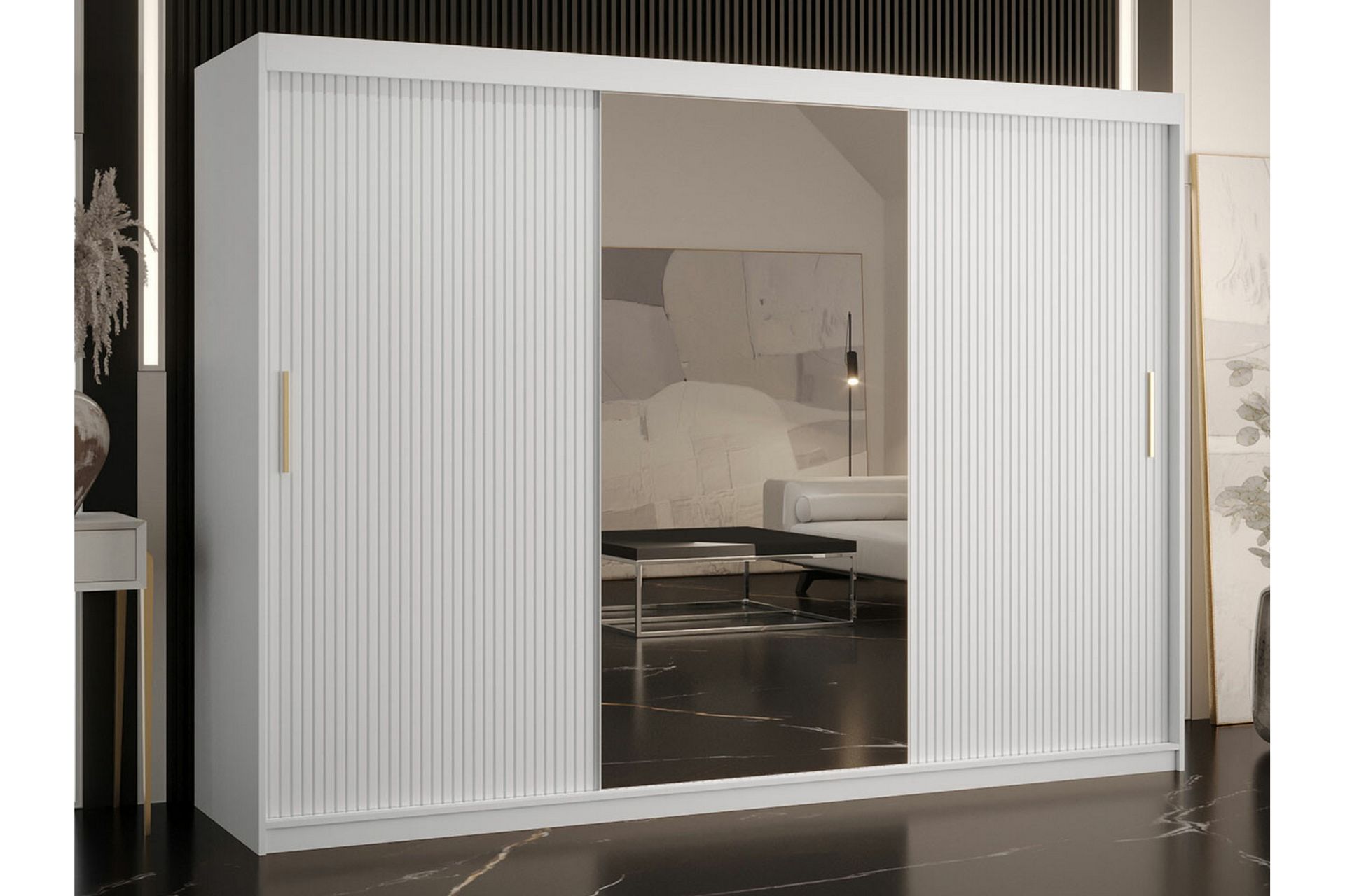 Dunvegan Garderobe 250x200 cm - Hvid - Møbler - Barnemøbler - Oppbevaring barnerom - Skap barnerom