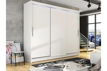Glenmore Barnskap 250x215 cm - Hvid - Møbler - Barnemøbler - Oppbevaring barnerom - Skap barnerom