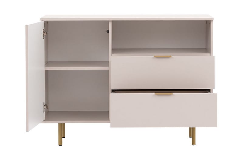 Staffin Barneskap 107x80 cm - Cashmere - Møbler - Barnemøbler - Oppbevaring barnerom - Skap barnerom