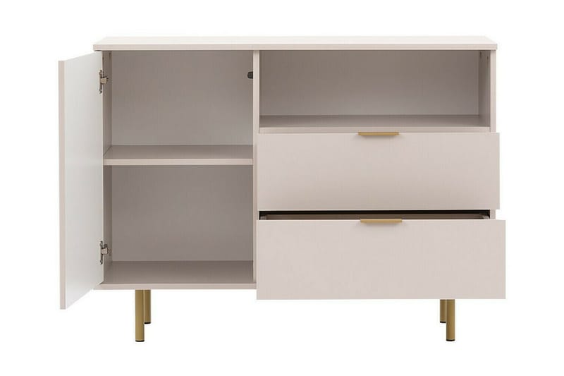 Staffin Barneskap 107x80 cm - Svart - Møbler - Barnemøbler - Oppbevaring barnerom - Skap barnerom