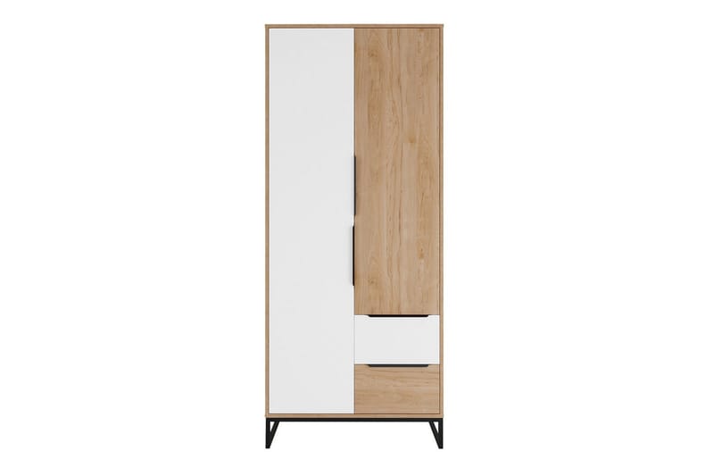 Staffin Barneskap 80x190 cm - Hvid - Møbler - Barnemøbler - Oppbevaring barnerom - Skap barnerom