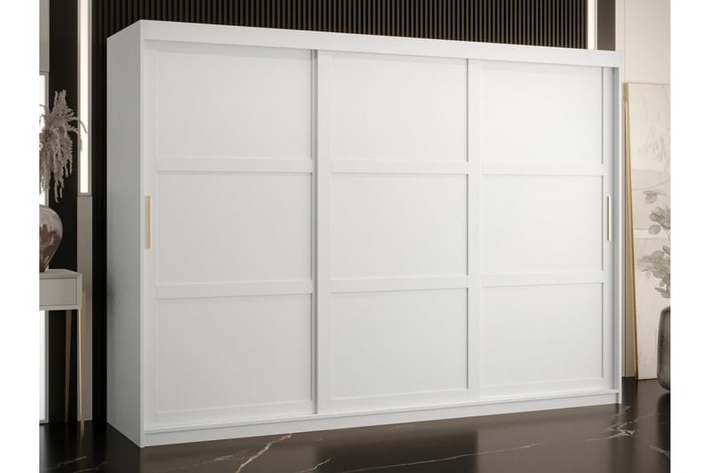 Dunvegan Garderobe 250x200 cm - Hvid - Skap barnerom