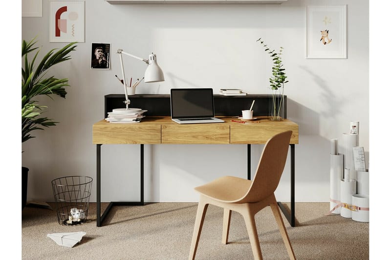 Rathmore Barnhylle 150 cm - Mørkegrå - Møbler - Barnemøbler - Oppbevaring barnerom - Hylle barnerom