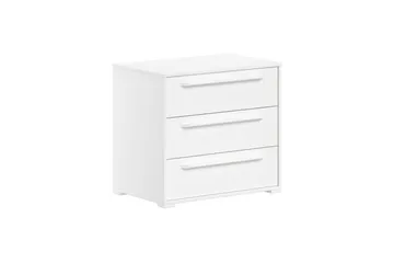 Kommode med 3 skuffer Sam Hvit