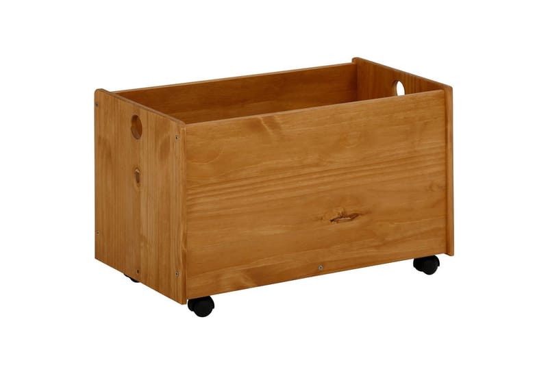 Lekekasse/Kiste Alpi 68x39x43 cm, Grå - 68x39x43 cm, Grå - Møbler - Barnemøbler - Oppbevaring barnerom - Oppbevaring leker - Lekekasse