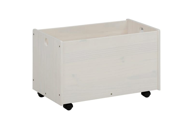 Lekekasse/Kiste Alpi 68x39x43 cm, Hvit - 68x39x43 cm, Hvit - Møbler - Barnemøbler - Oppbevaring barnerom - Oppbevaring leker - Lekekasse