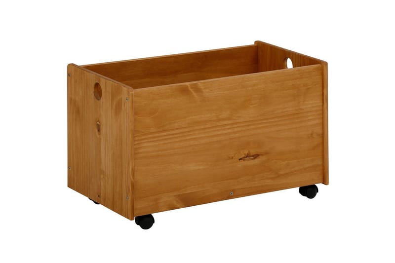 Lekekasse/Kiste Alpi 68x39x43 cm, Natur - 68x39x43 cm, Natur - Møbler - Barnemøbler - Oppbevaring barnerom - Oppbevaring leker - Lekekasse
