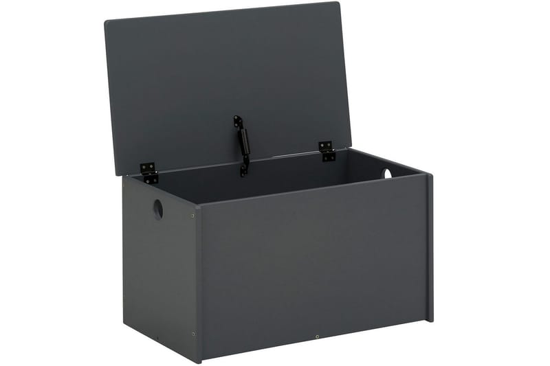 Lekekasse/Kiste Alpi 70x40x40 cm, Grå - 70x40x40 cm, Grå - Møbler - Barnemøbler - Oppbevaring barnerom - Oppbevaring leker - Lekekasse