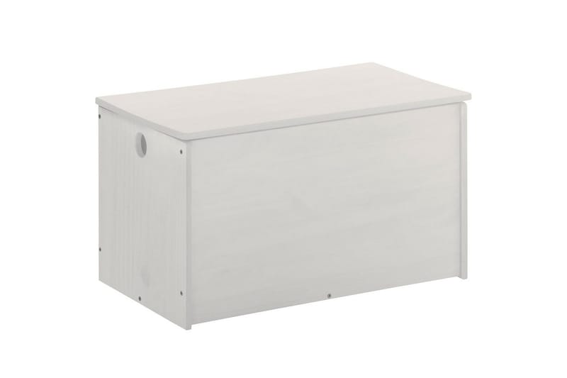 Lekekasse/Kiste Alpi 70x40x40 cm, Hvit - 70x40x40 cm, Hvit - Møbler - Barnemøbler - Oppbevaring barnerom - Oppbevaring leker - Lekekasse