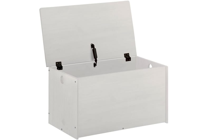 Lekekasse/Kiste Alpi 70x40x40 cm, Hvit - 70x40x40 cm, Hvit - Møbler - Barnemøbler - Oppbevaring barnerom - Oppbevaring leker - Lekekasse