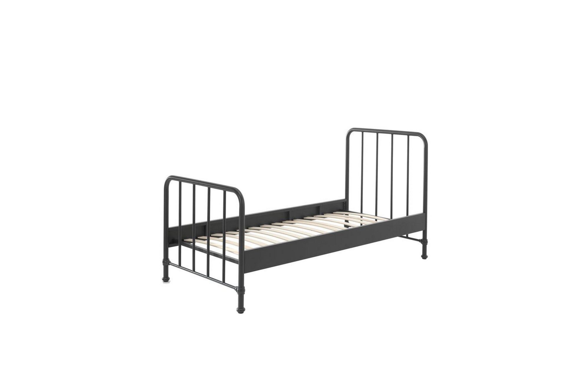 Seng Bronxx Svart, 90 x 200 cm - Svart, 90 x 200 cm