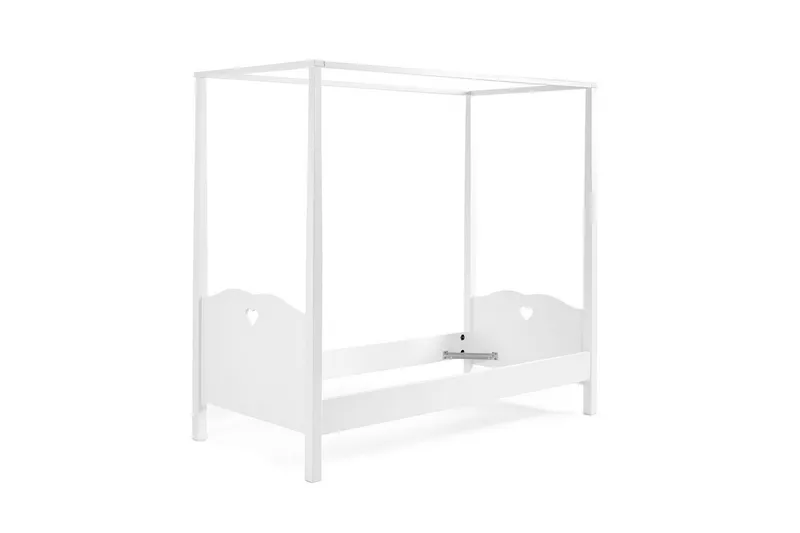 Seng med tekstilsett Amori Hvit, undefined