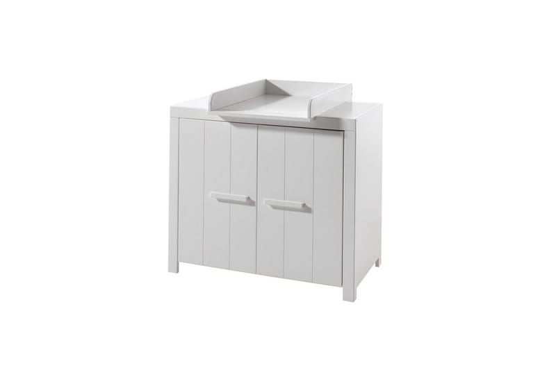 Spjälsäng med byrå och skötbord Jaxx Erik Jaxx White - Møbler - Barnemøbler - Barnemøbelsett