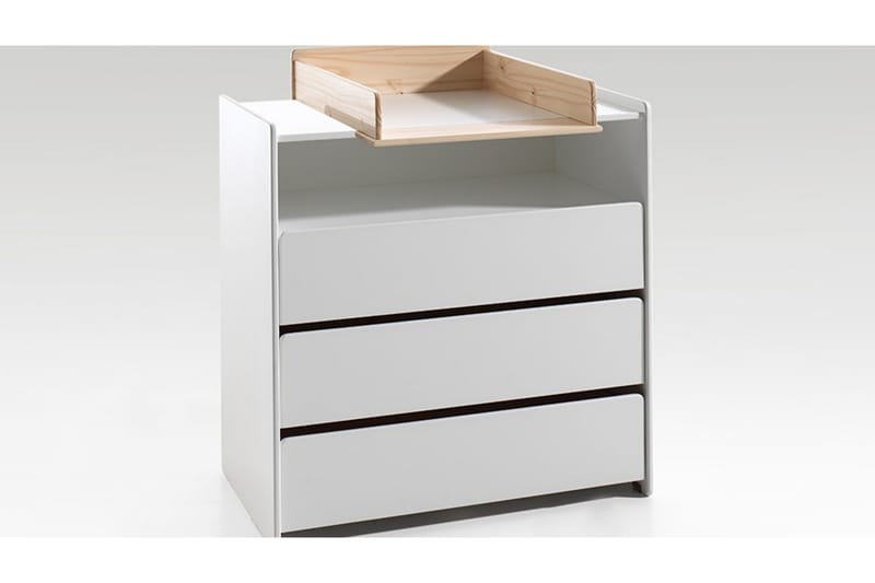 Penniman Toppdel Stellebord 53x72 cm - Hvit - Møbler - Barnemøbler - Stellebord - Stellematte
