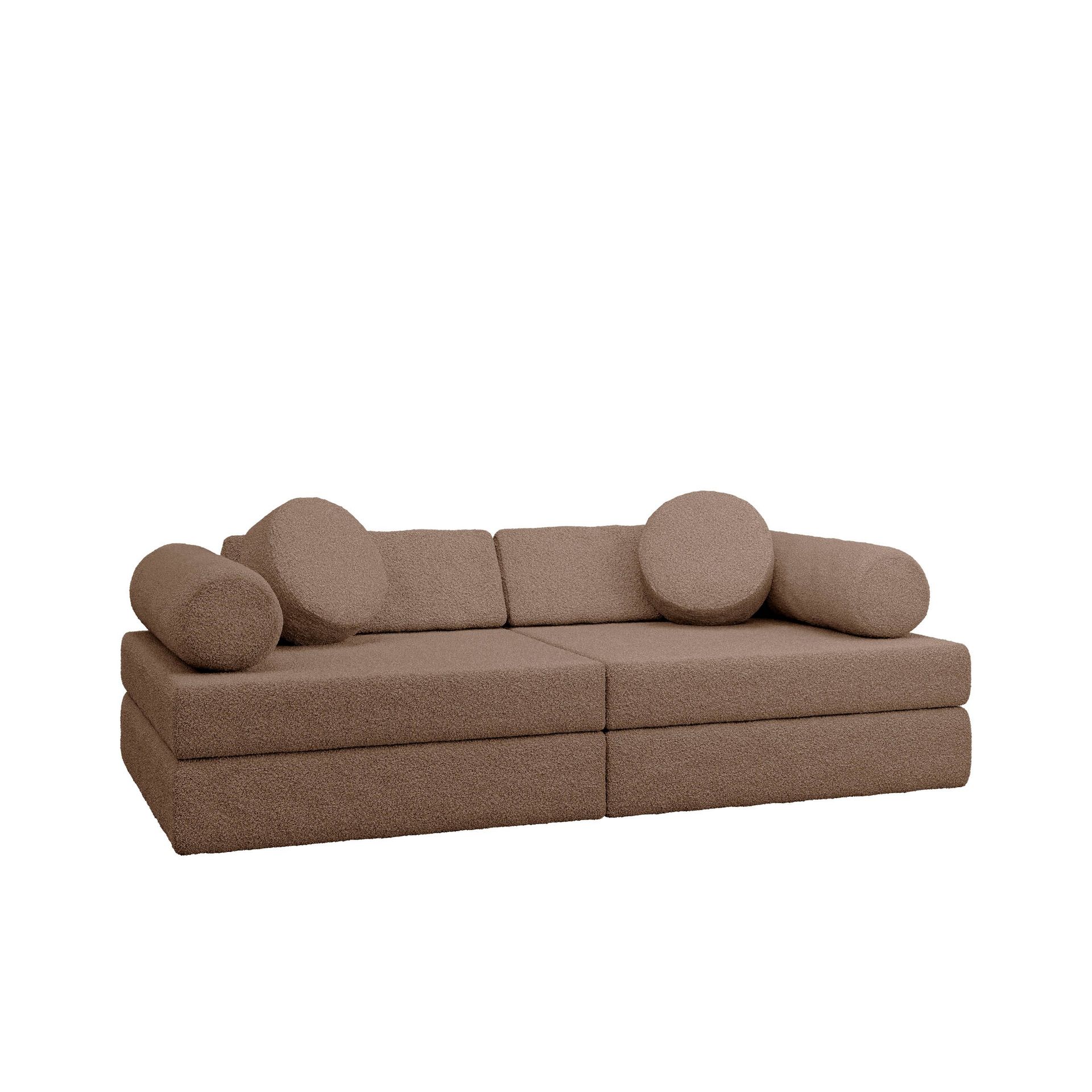 Tharosin 2-seters barnesofa - brun