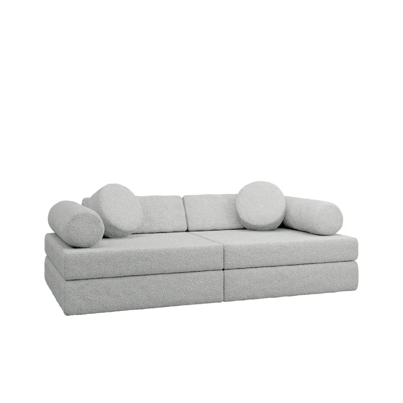 Tharosin 2-seters barnesofa, lysegrå
