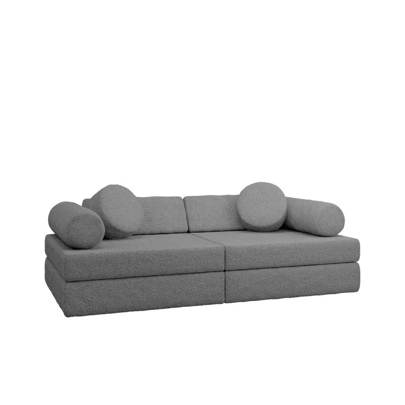 Tharosin 2-seters barnesofa, mørkegrå