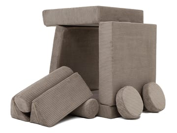 Tharosin 2-seters barnesofa - varmgrå - Møbler - Barnemøbler - Barnesofa