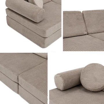Tharosin Barnesofa - Blå - Møbler - Barnemøbler - Barnesofa